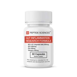 Gut Inflammation (60 Capsules) (Stable BPC-157 Arginate, KPV, PEA, Tributyrin)